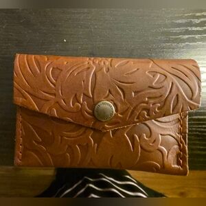 Portland Leather Mini Envelope, Meadow